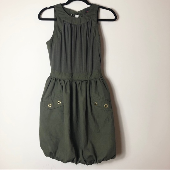 Miss Sixty Dresses & Skirts - Miss Sixty Green High Neck Dress